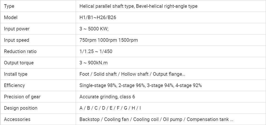 HB gearbox HB gearbox
